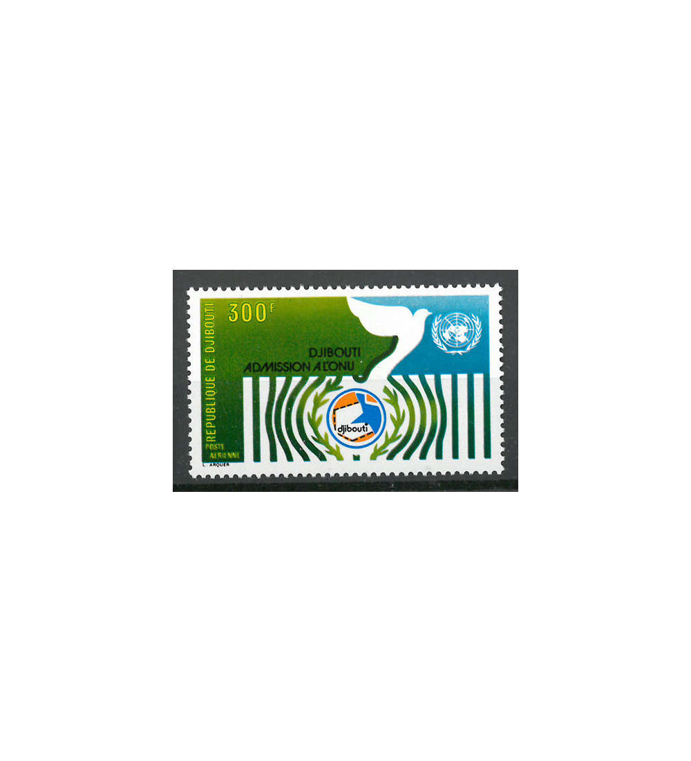 Dschibuti Nr. 204 ** postfrisch UNO-Emblem/Friedenstaube