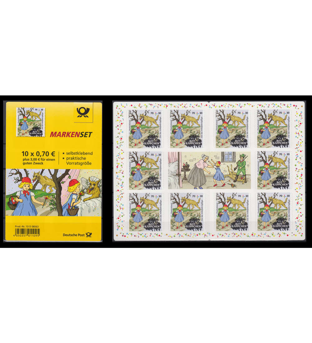 BRD Bund Markenheft Nr. 103 Rotkppchen 2016