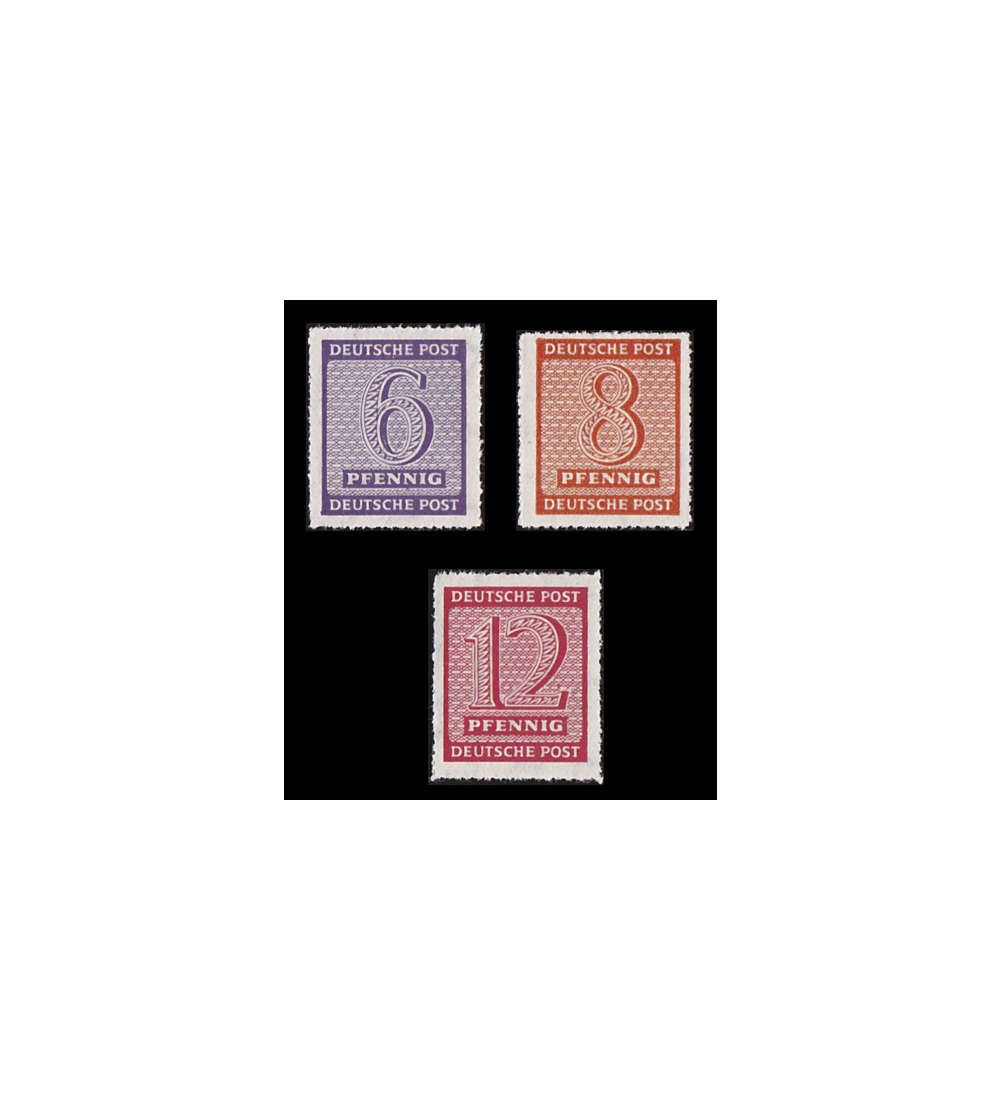 SBZ Nr. 117-119DX postfrisch ** Rowein
