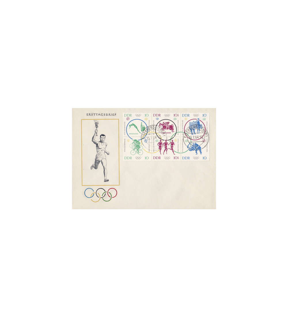 DDR Nr. 1039-44 Ersttagsbrief Olympische Spiele 1964