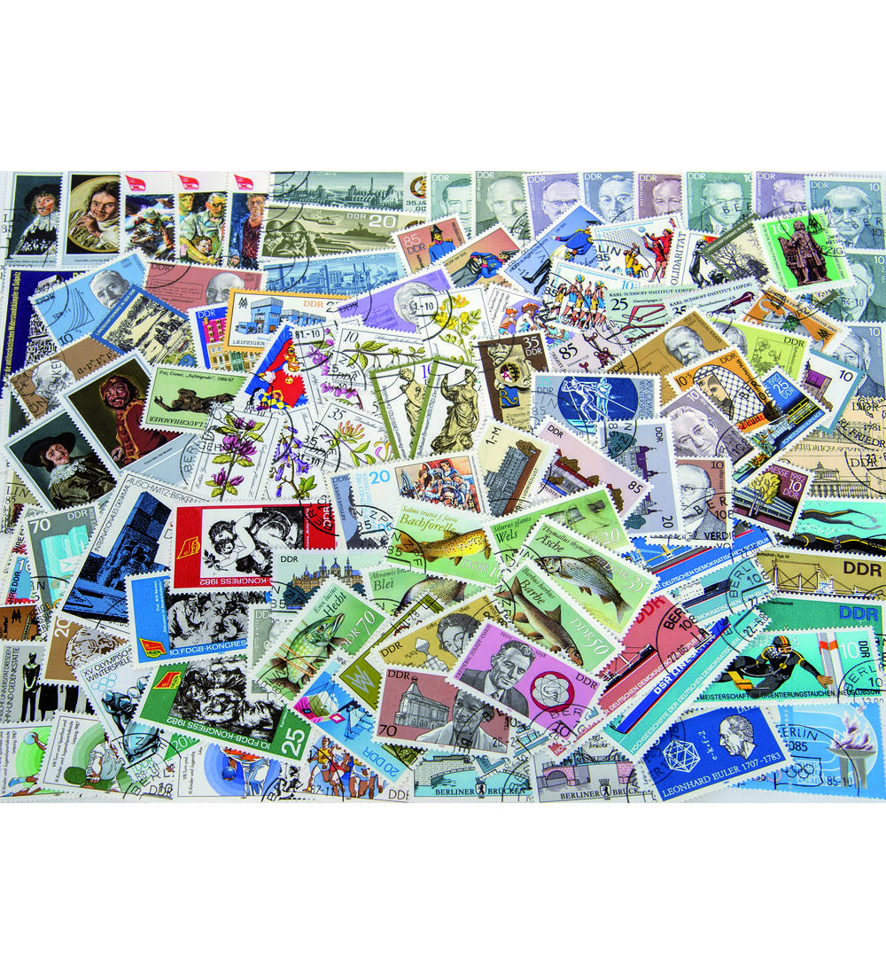 DDR - Sammlung gestempelt 350 verschiedene Werte
