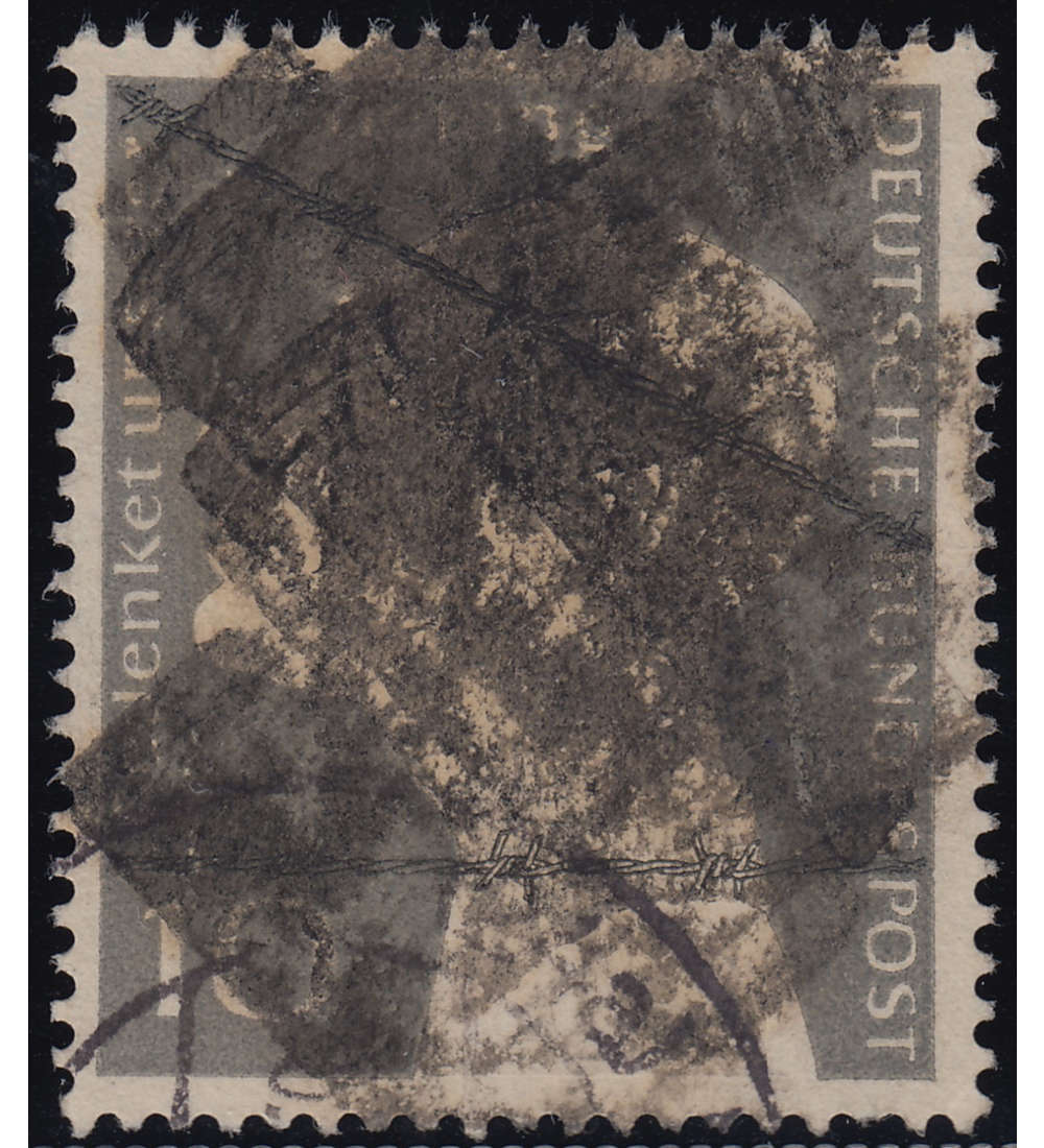 BRD Nr. 165 Schwrzung