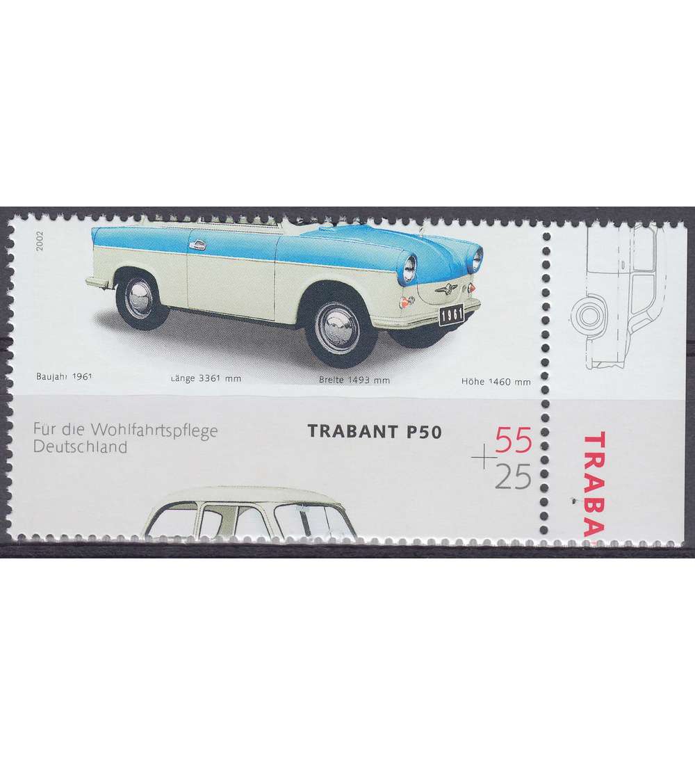 BRD Bund Nr. 2290 postfrisch ** Verzhnung Trabi ohne Dach