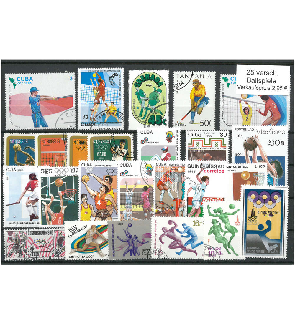 25 Sport Ballspiele ohne Fussball