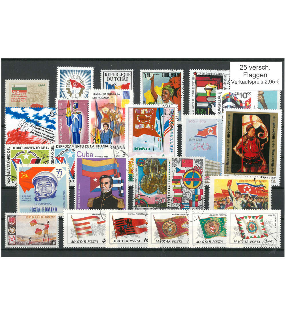 25 Flaggen