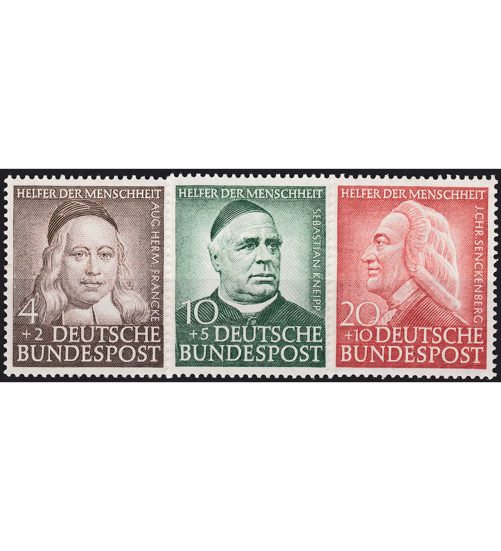BRD Wohlfahrtsmarken aus 1949-1955 postfrisch