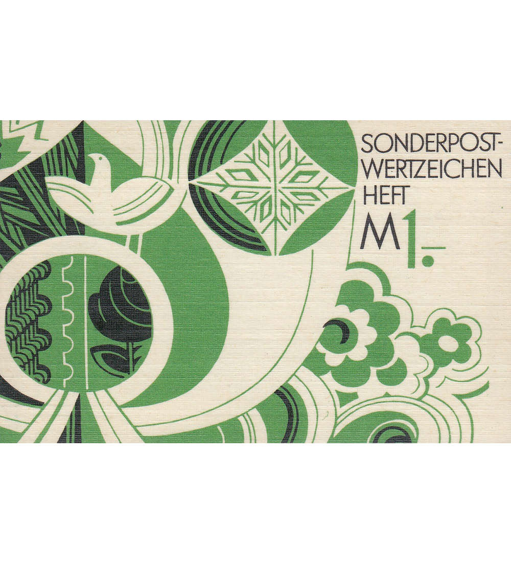 DDR Sondermarken-Heftchen SMHD 7 postfrisch ** Posthorn und Taube