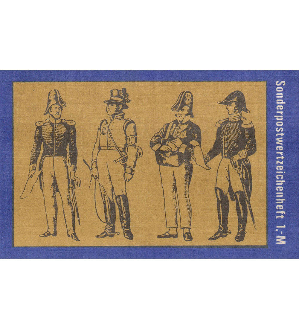 DDR Sondermarken-Heftchen SMHD 25 I postfrisch ** Historische Postuniformen