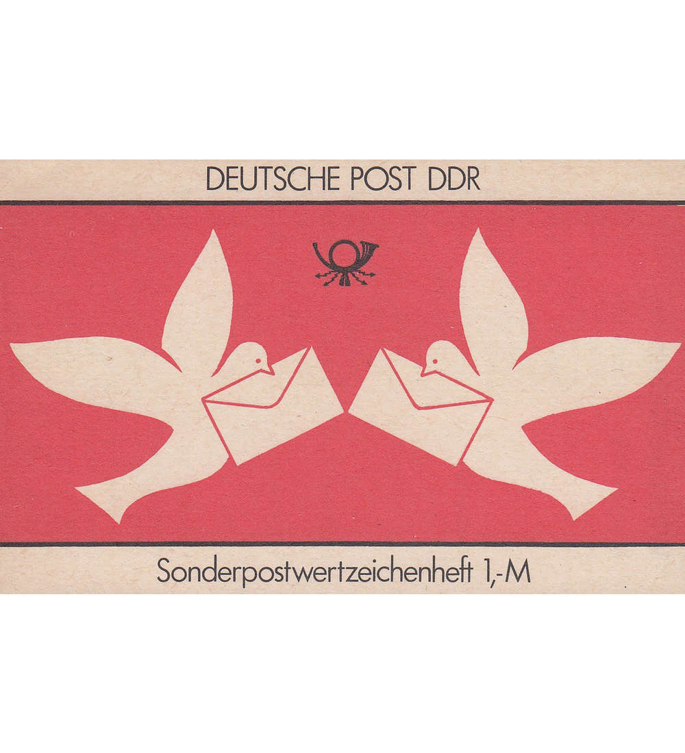 DDR Sondermarken-Heftchen SMHD 31 postfrisch ** Brieftauben