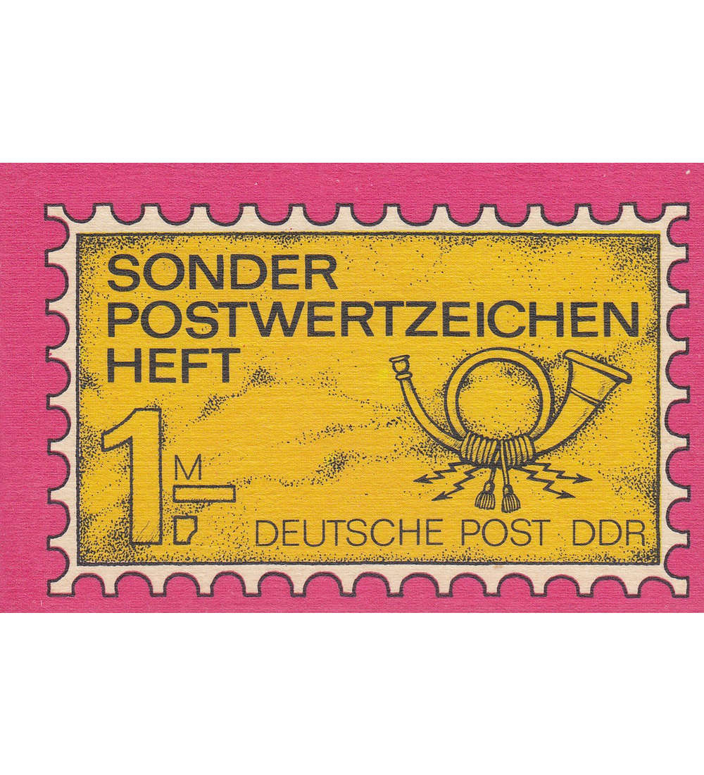 DDR Sondermarken-Heftchen SMHD 38 postfrisch ** Stilisierte Briefmarke