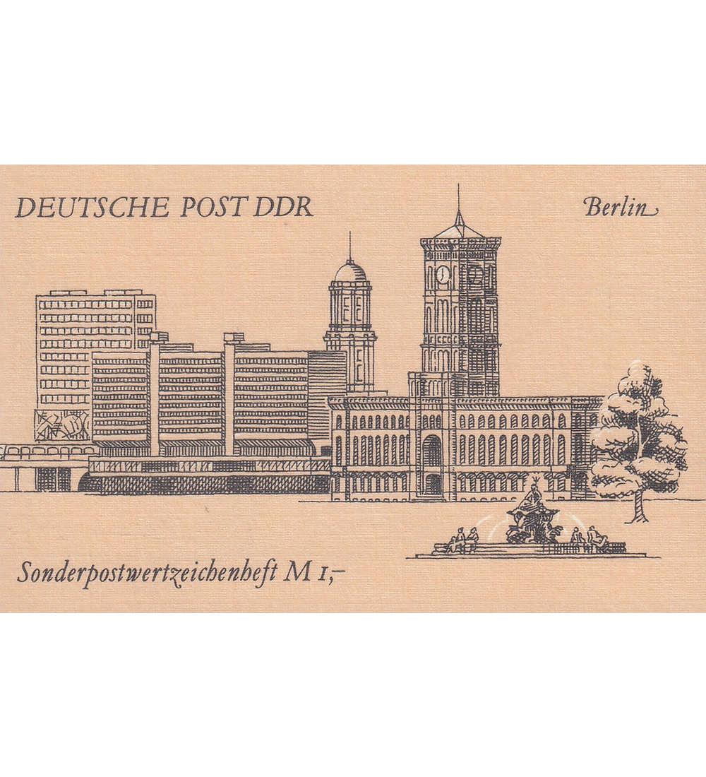 DDR Sondermarken-Heftchen SMHD 47 postfrisch ** Berlin