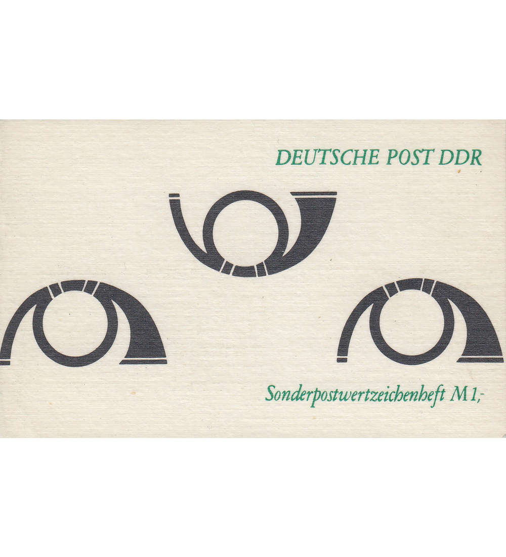 DDR Sondermarken-Heftchen SMHD 10 II postfrisch ** 3 Posth�rner