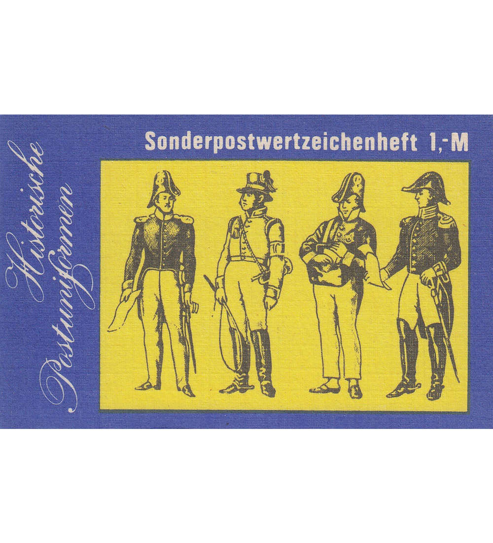 DDR Sondermarken-Heftchen SMHD 25 II postfrisch ** Historische Postuniformen