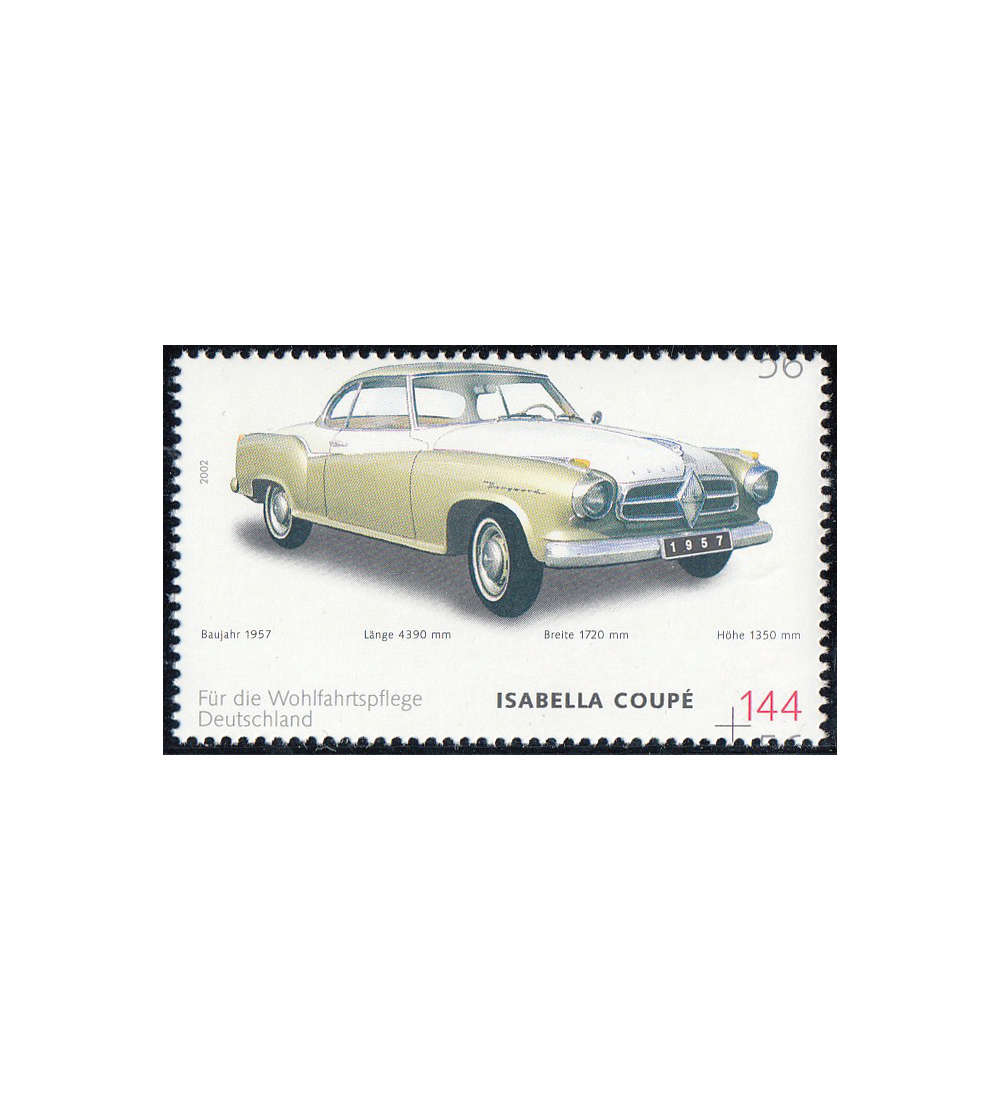 BRD Nr. 2293 postfrisch Verzhnung Borgward Isabella Coup