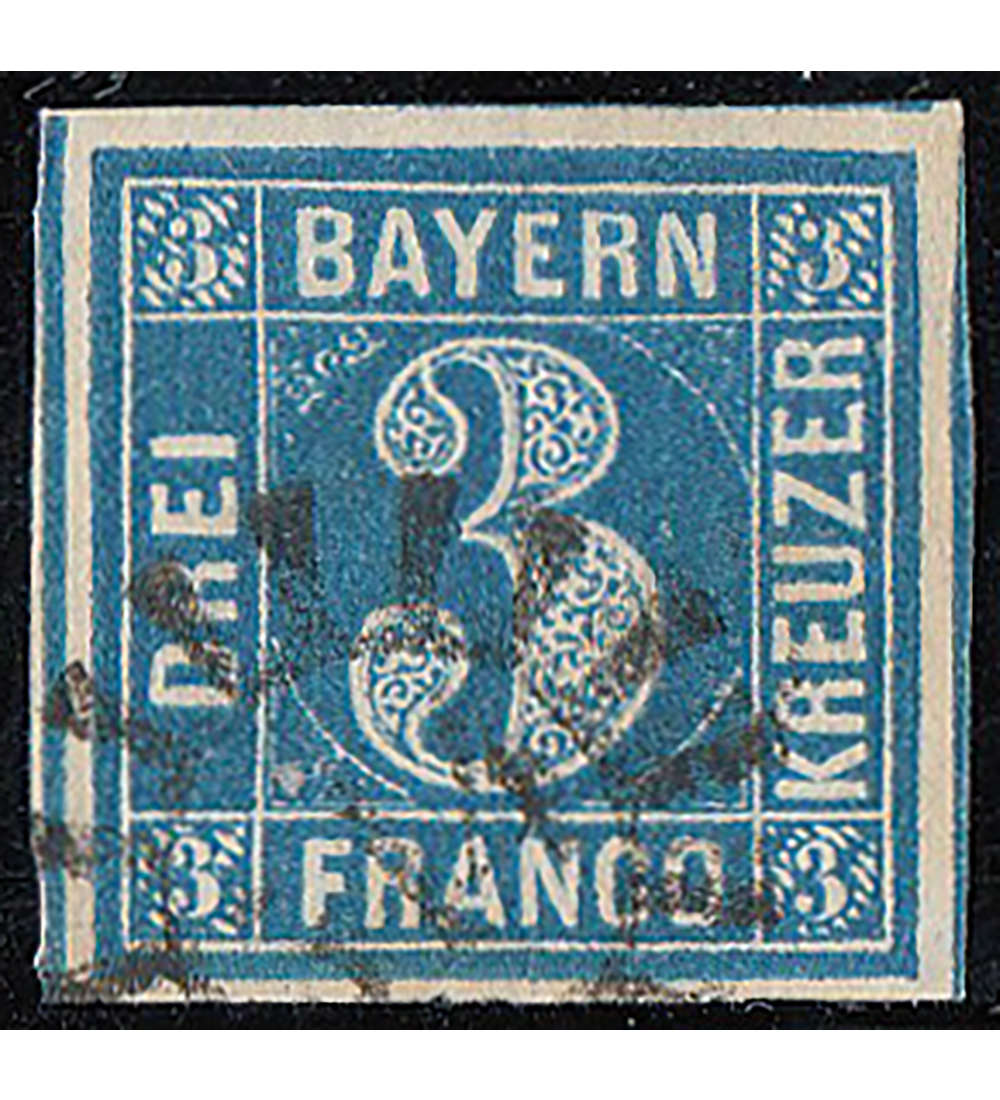 Bayern Nr. 2 II A gestempelt