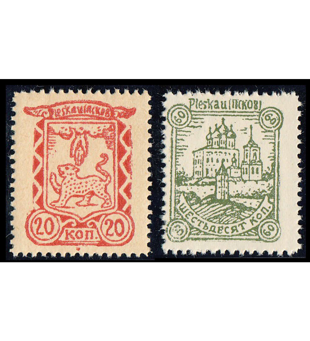 Deutsche Besetzung Pleskau Nr. 10+11 postfrisch **