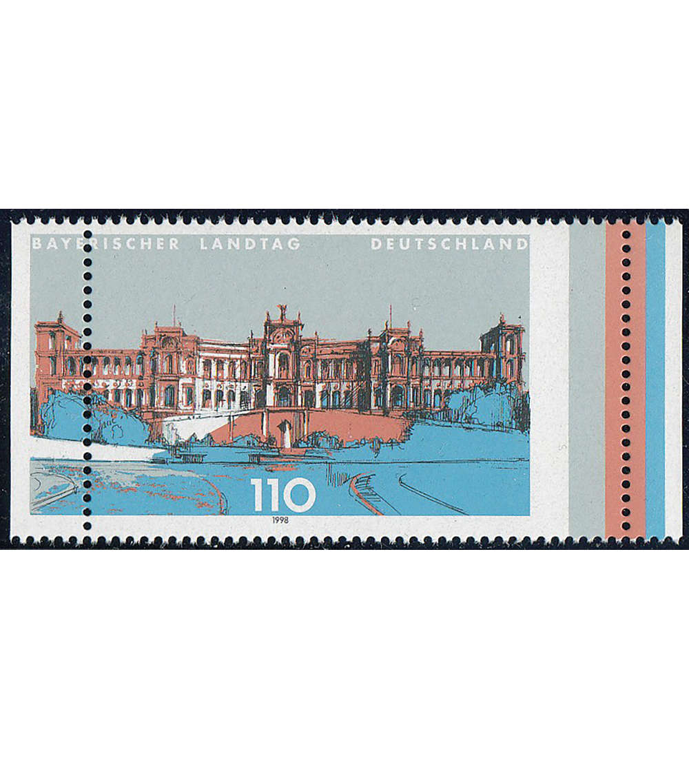 BRD Nr. 1975 postfrisch ** Verzhnung