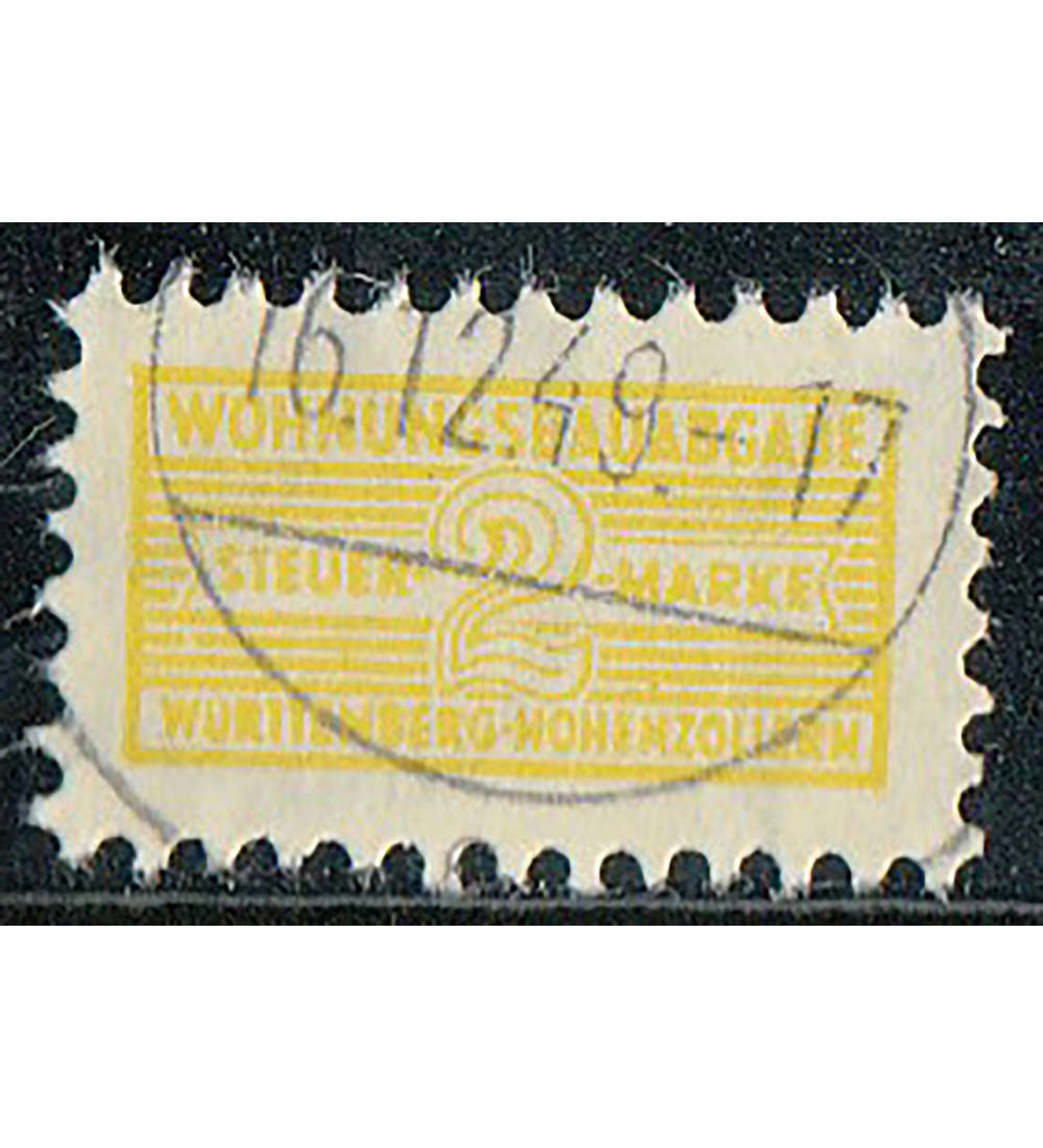 Alliierte Besetzung Zwangszuschlagsmarken Wohnungsbau-Ausgabe/Notopfer