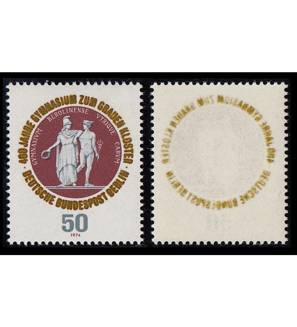 Berlin Nr. 472 postfrisch ** Abdruck auf Gummierung