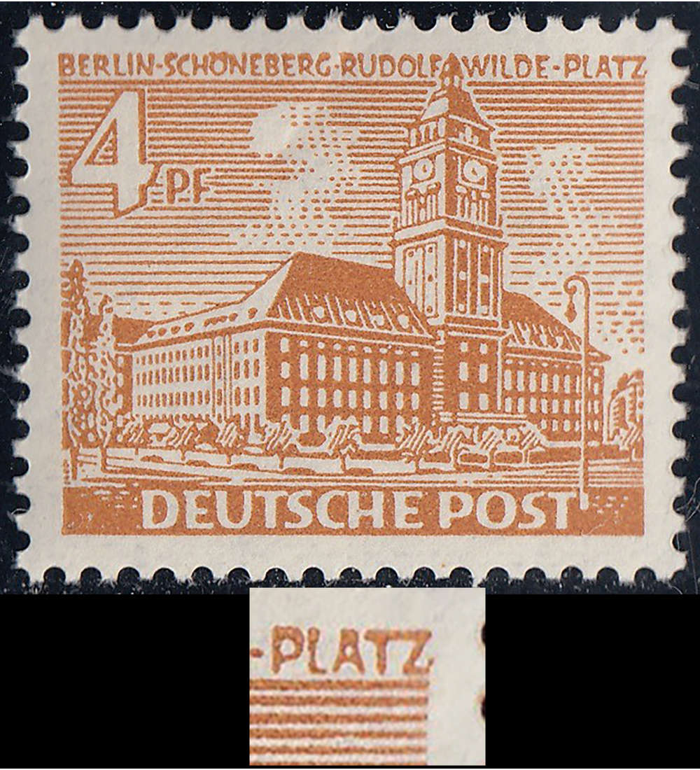 Berlin Nr. 43 IV postfrisch ** Plattenfehler