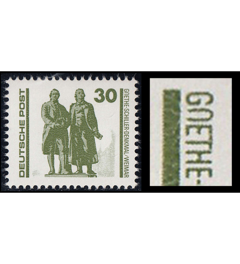 DDR Nr. 3345 I postfrisch ** Plattenfehler