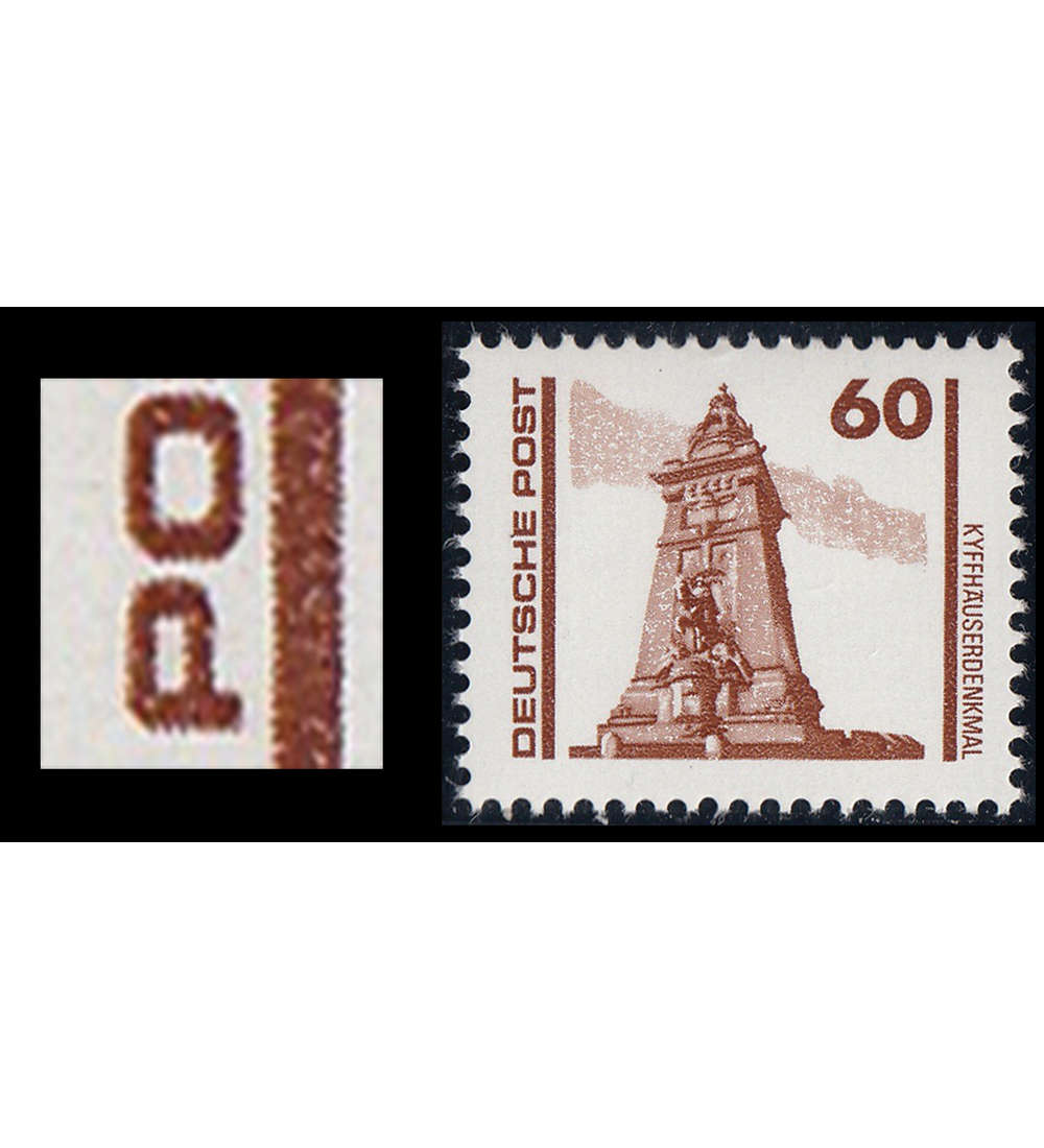 DDR Nr. 3347 I postfrisch ** Plattenfehler