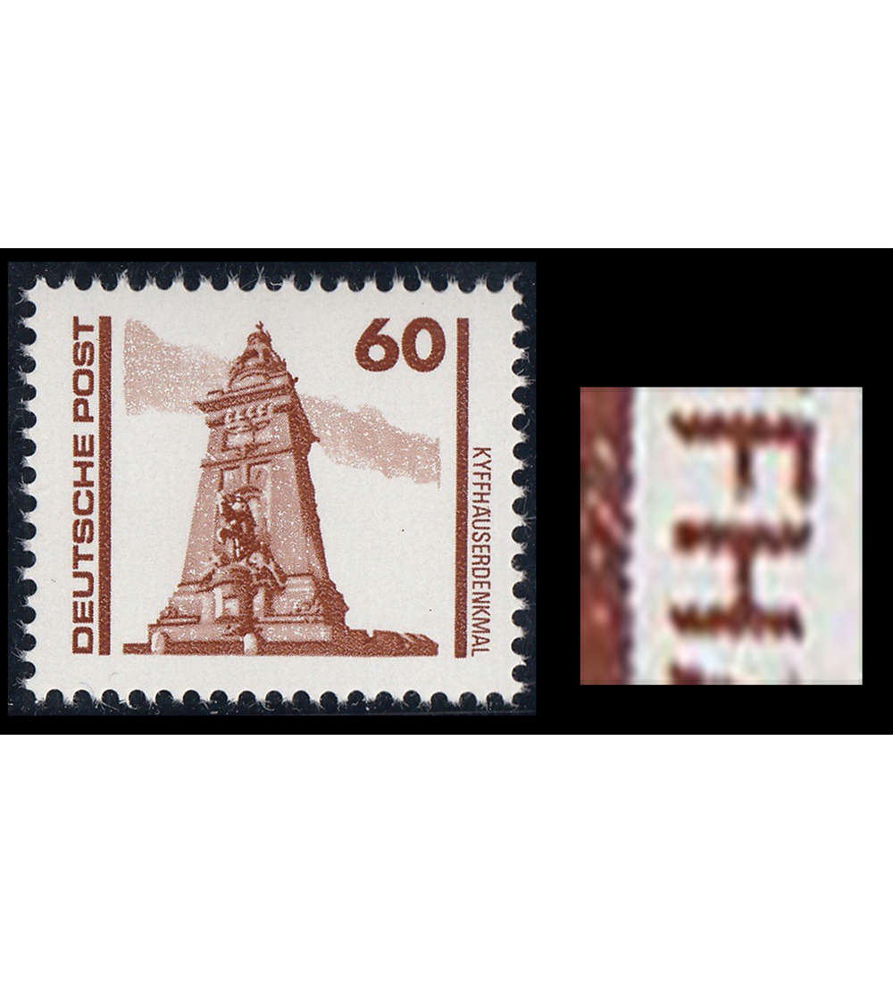 DDR Nr. 3347 II postfrisch ** Plattenfehler