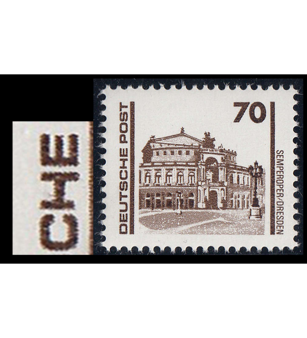 DDR Nr. 3348 IV postfrisch ** Plattenfehler