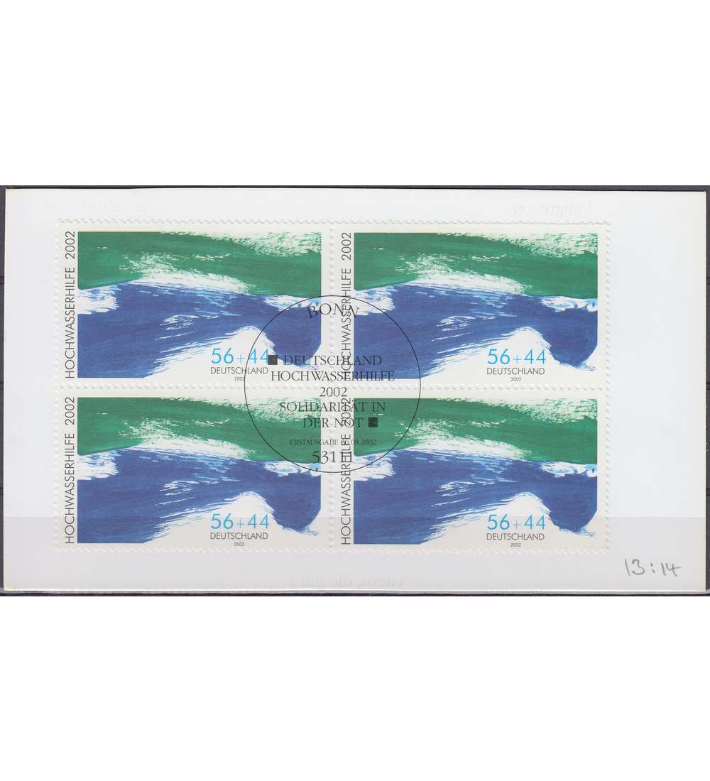 BRD Bund Nr. 2278 CII gestempelt Viererblock