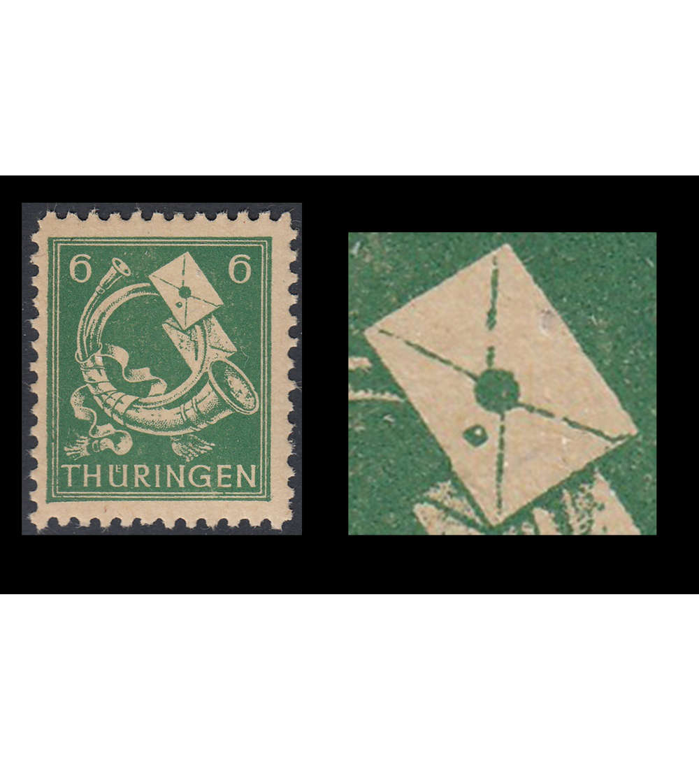 SBZ Nr. 95 I postfrisch ** Plattenfehler