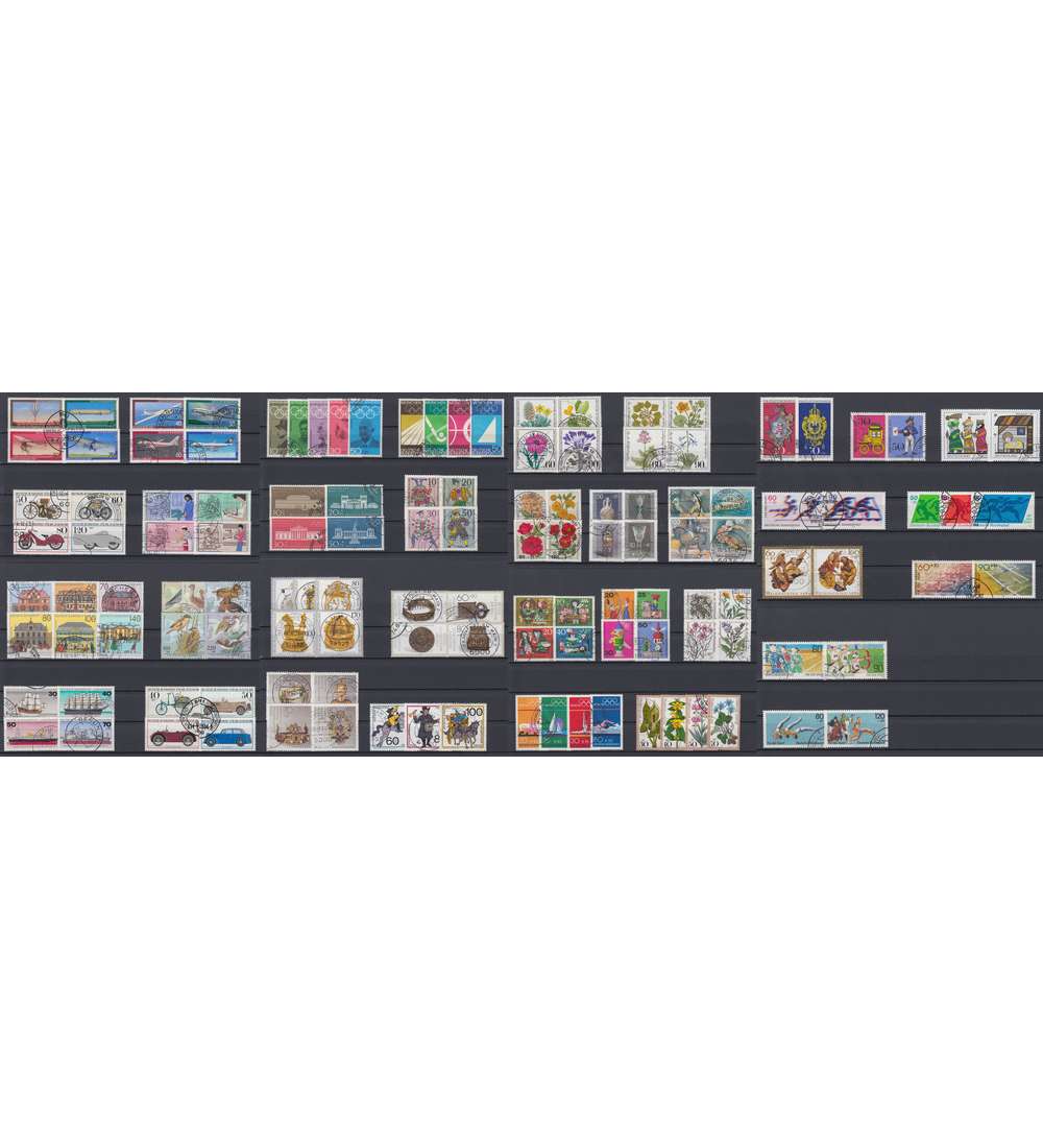 BRD Bund 35 gestempelte Zuschlagsstze