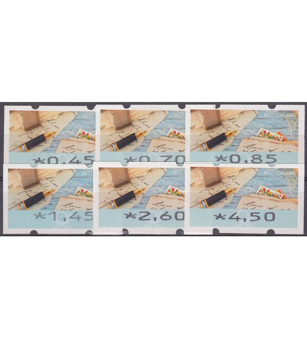 BRD Bund ATM8 TS1 postfrisch ** 045/070/085/145/260/450 Cent Briefmarken 2017 mit Nr.