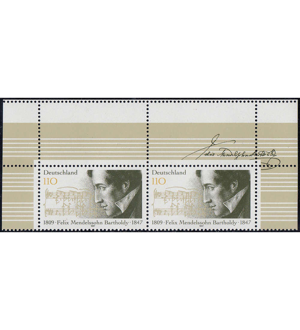 BRD Bund Nr. 1953L postfrisch ** als waagerechtes Paar