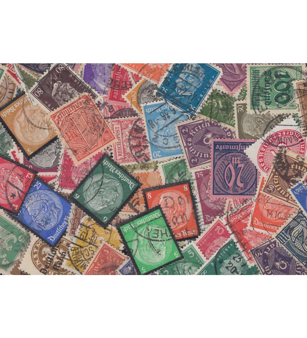 Deutsches Reich mit Nr. 548-553 gestempelt