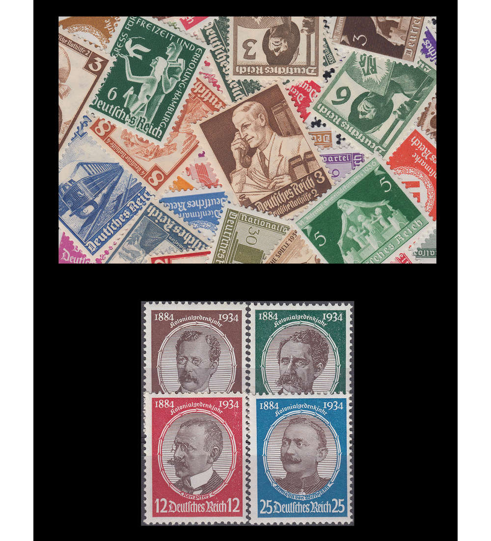 Deutsches Reich postfrisch ** mit Nr. 540-543