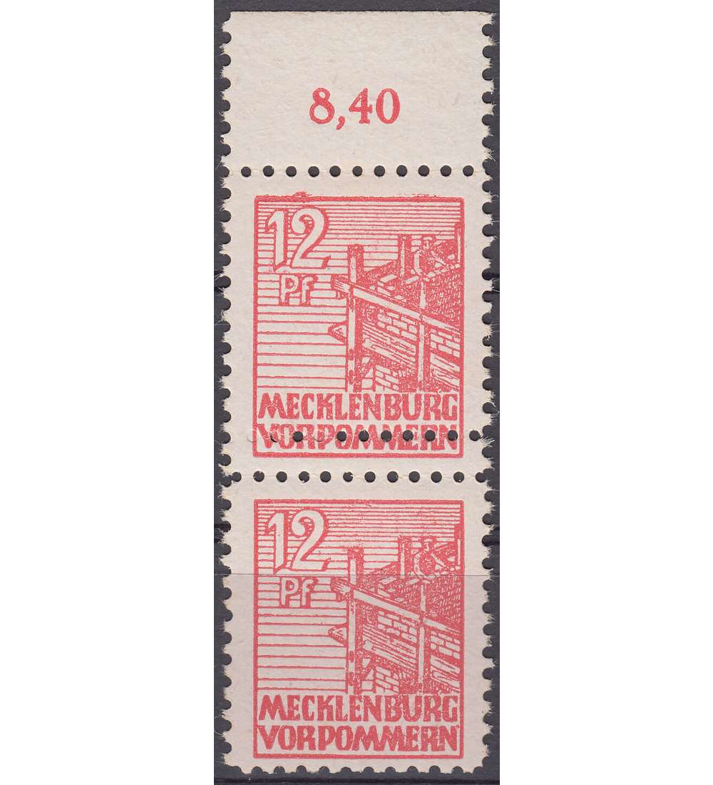 SBZ Nr. 36 postfrisch ** verzhntes senkrechtes Paar