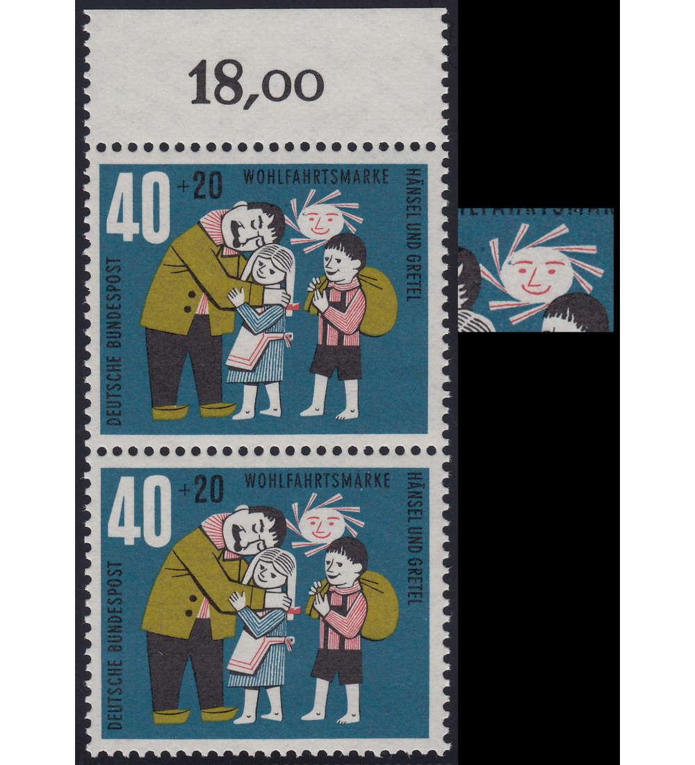 BRD Bund Nr. 372 I postfrisch ** Plattenfehler