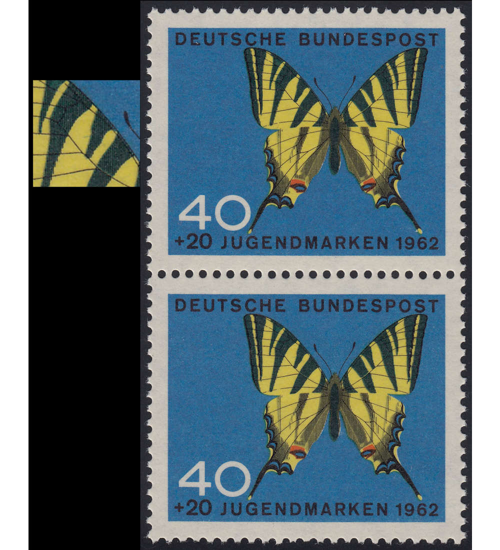 BRD Bund Nr. 379 I postfrisch ** Plattenfehler