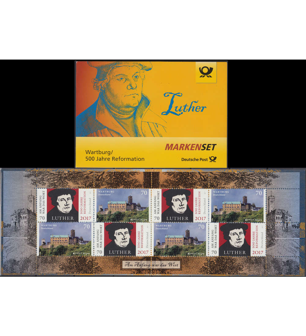 BRD Bund Markenheft Nr. 107 Reformation/Europa 2017 postfrisch **