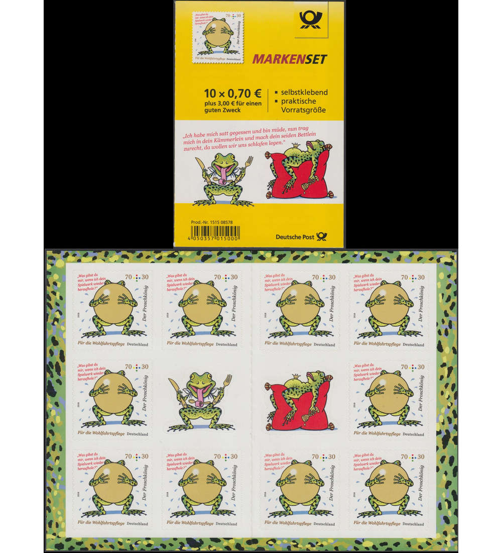 BRD Bund Markenheft Nr. 108 Grimms Mrchen 2018 postfrisch **