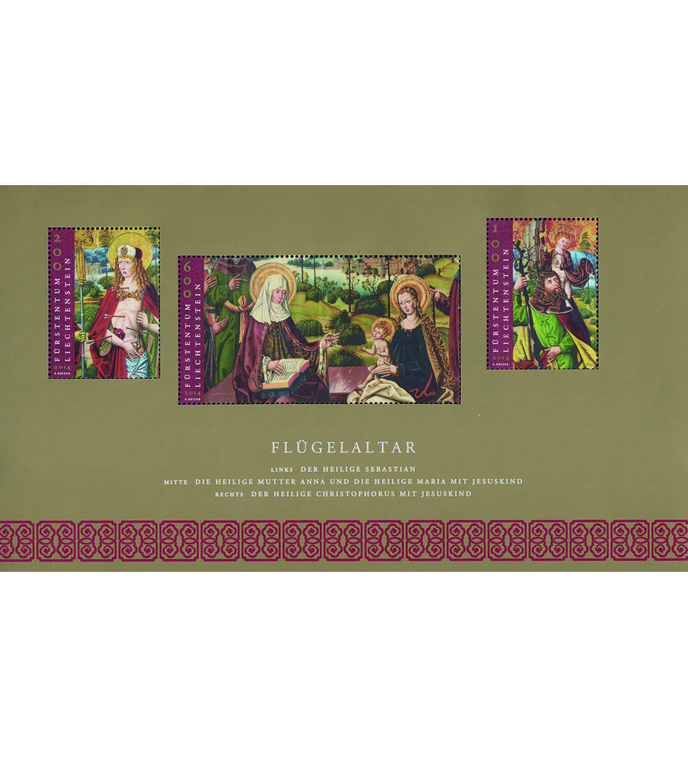 Liechtenstein Block 25 postfrisch ** Flgelaltar