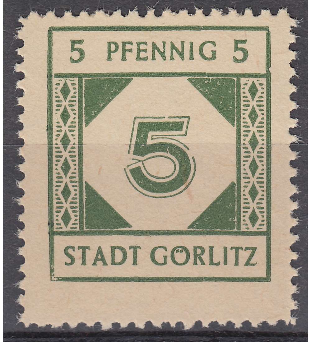 Deutsche Lokalausgabe Grlitz Nr.5x postfrisch **