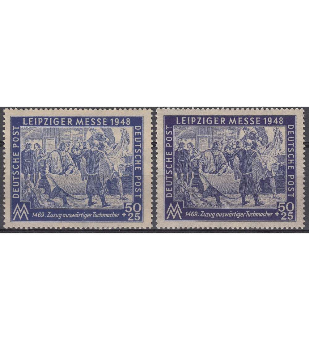 SBZ Nr. 199b postfrisch ** Farbvariante