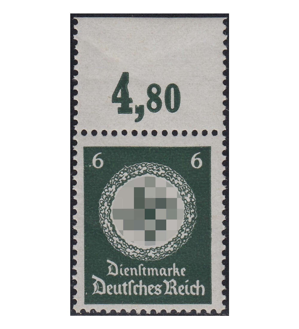 Deutsches Reich Dienst Nr. 135y postfrisch ** signiert Schlegel Oberrandstck