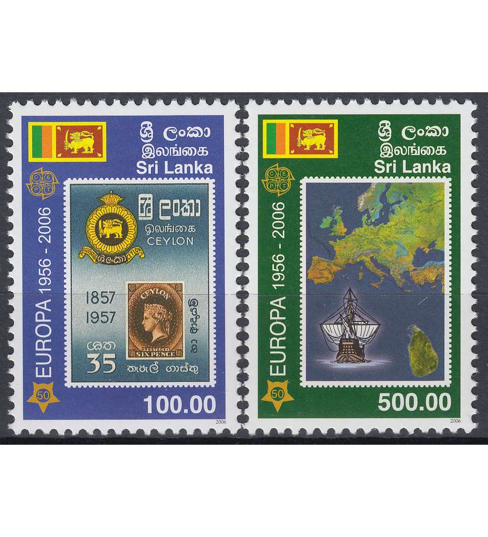 Eisenbahn postfrisch ** mit Sri Lanka Nr. 1525-1526