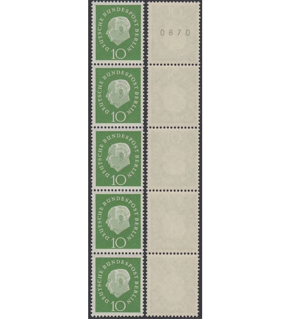 Berlin Nr. 183 postfrisch ** 5er-Rollenstreifen