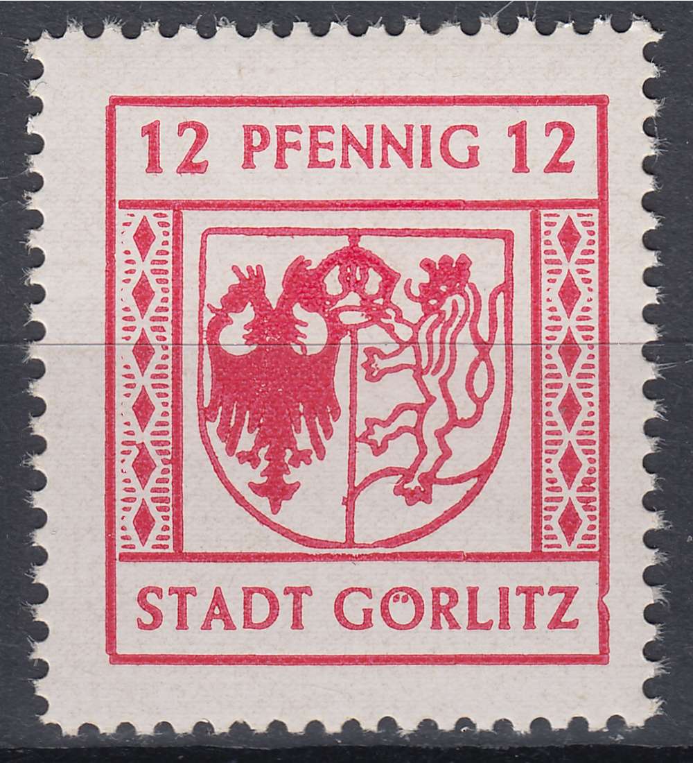 Deutsche Lokalausgabe Grlitz Nr. 12y postfrisch **
