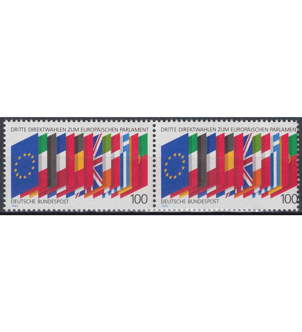 BRD Bund Nr. 1416 postfrisch ** Paar - ein Wert verzhnt