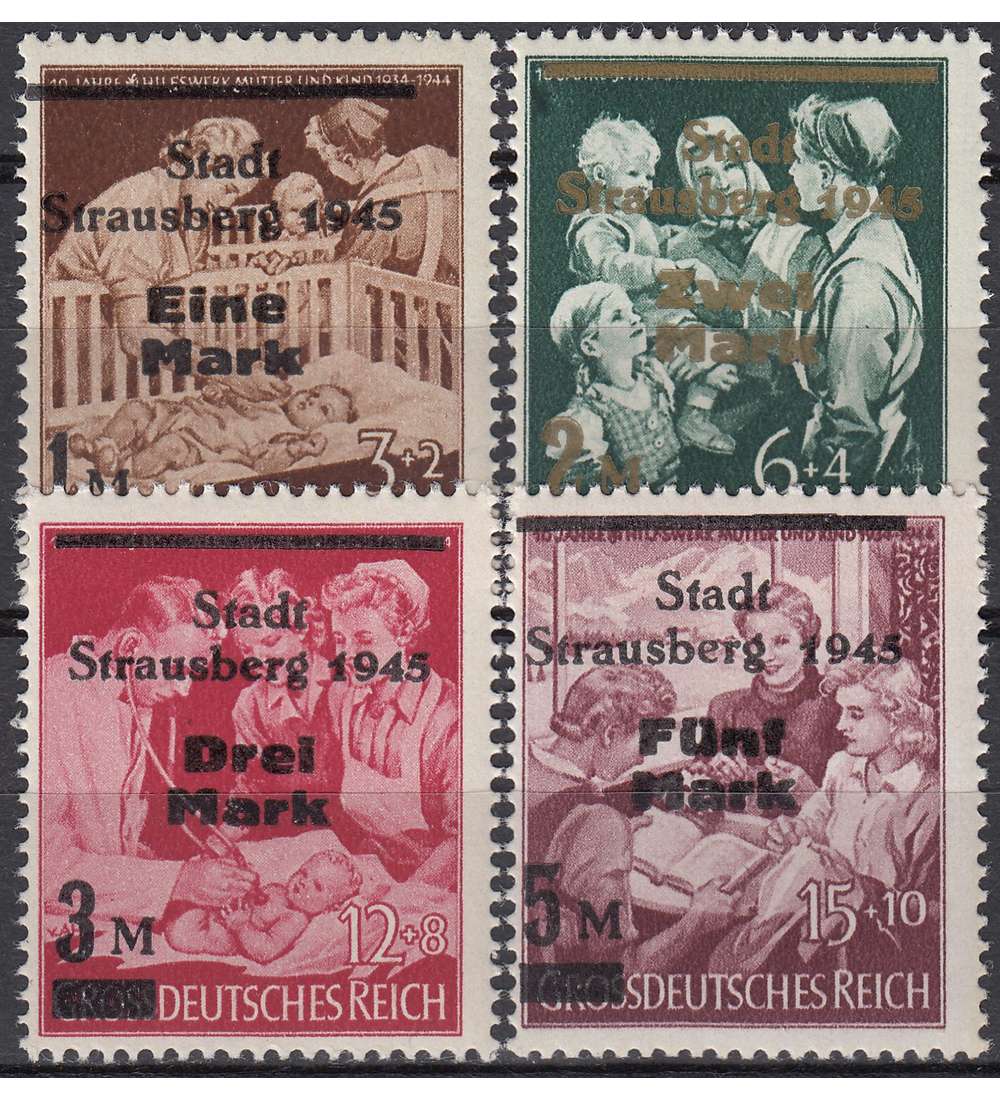 Deutsche Lokalausgabe Strausberg Nr. A27-A30 postfrisch **