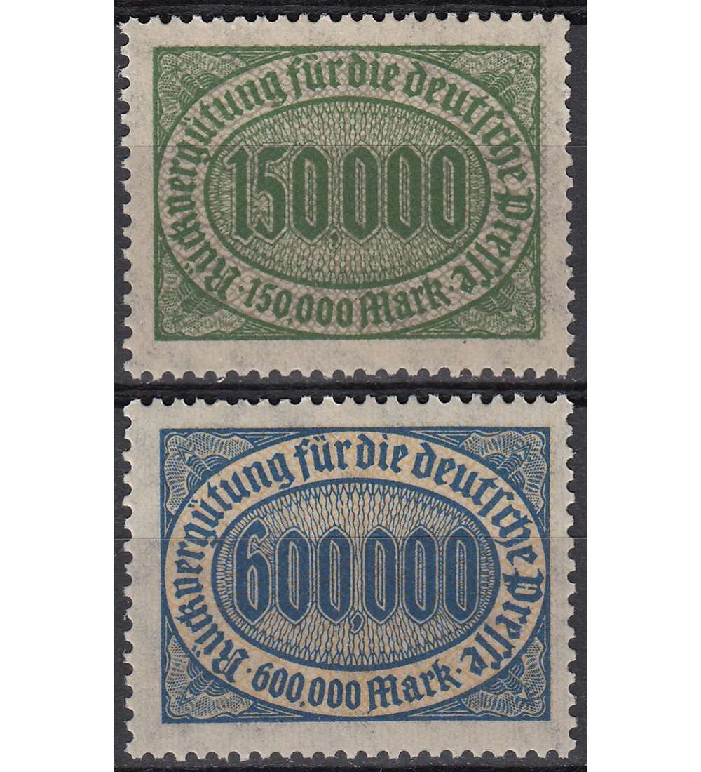 Rckvergtungsmarken 2 Werte postfrisch **